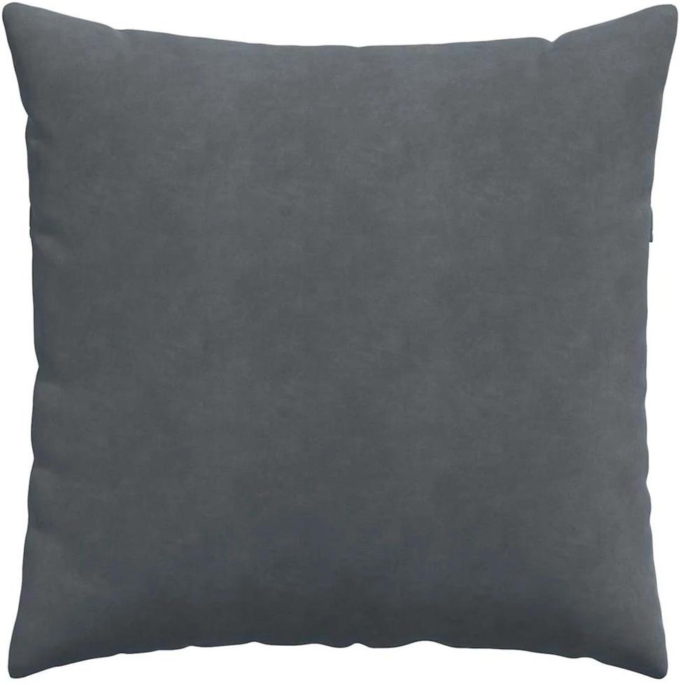 Sofa Pagalvės 2 pcs Tamsiai pilka 80 x 80 cm Kordūrinis audinys