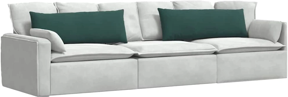 Sofa Pagalvės 2 pcs Tamsiai žalia 120 x 40 cm