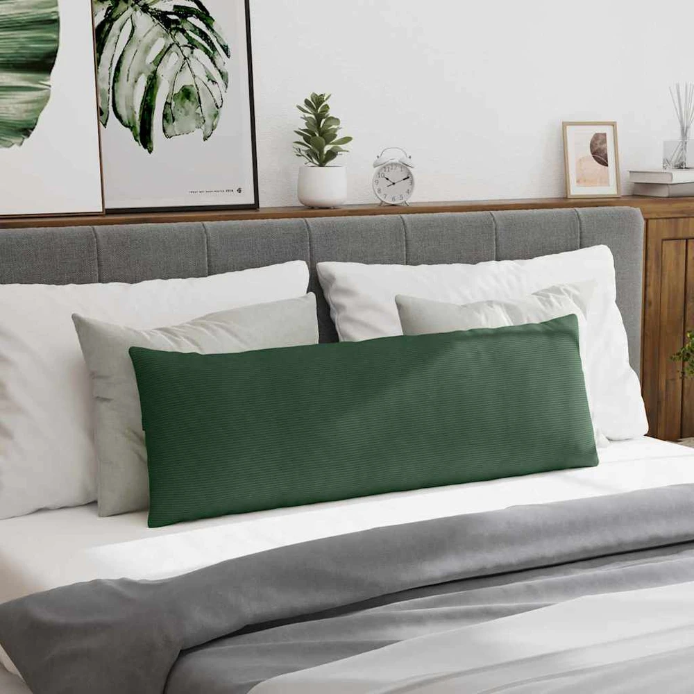 Sofa Pagalvės 2 pcs Tamsiai žalia 120 x 40 cm