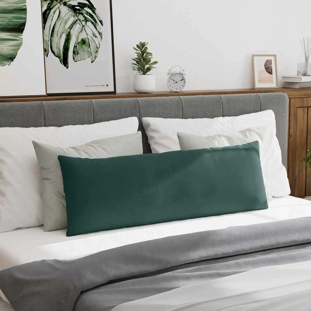 Sofa Pagalvės 2 pcs Tamsiai žalia 120 x 40 cm