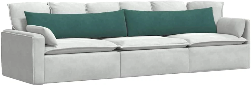 Sofa Pagalvės 2 pcs Tamsiai žalia 145 x 40 cm