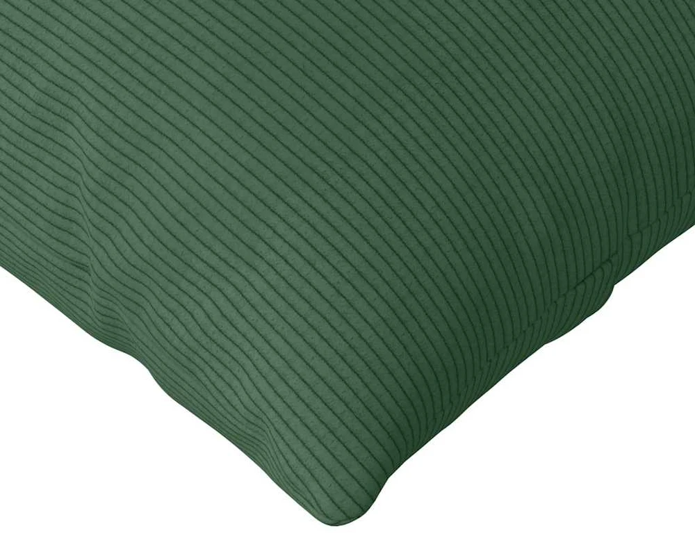 Sofa Pagalvės 2 pcs Tamsiai žalia 200 x 40 cm