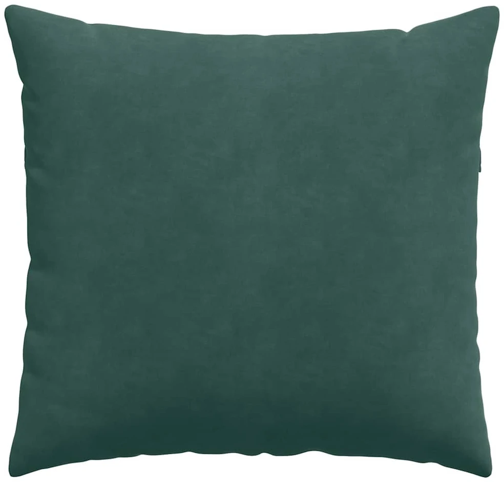Sofa Pagalvės 2 pcs Tamsiai žalia 45 x 45 cm Kordūrinis audinys