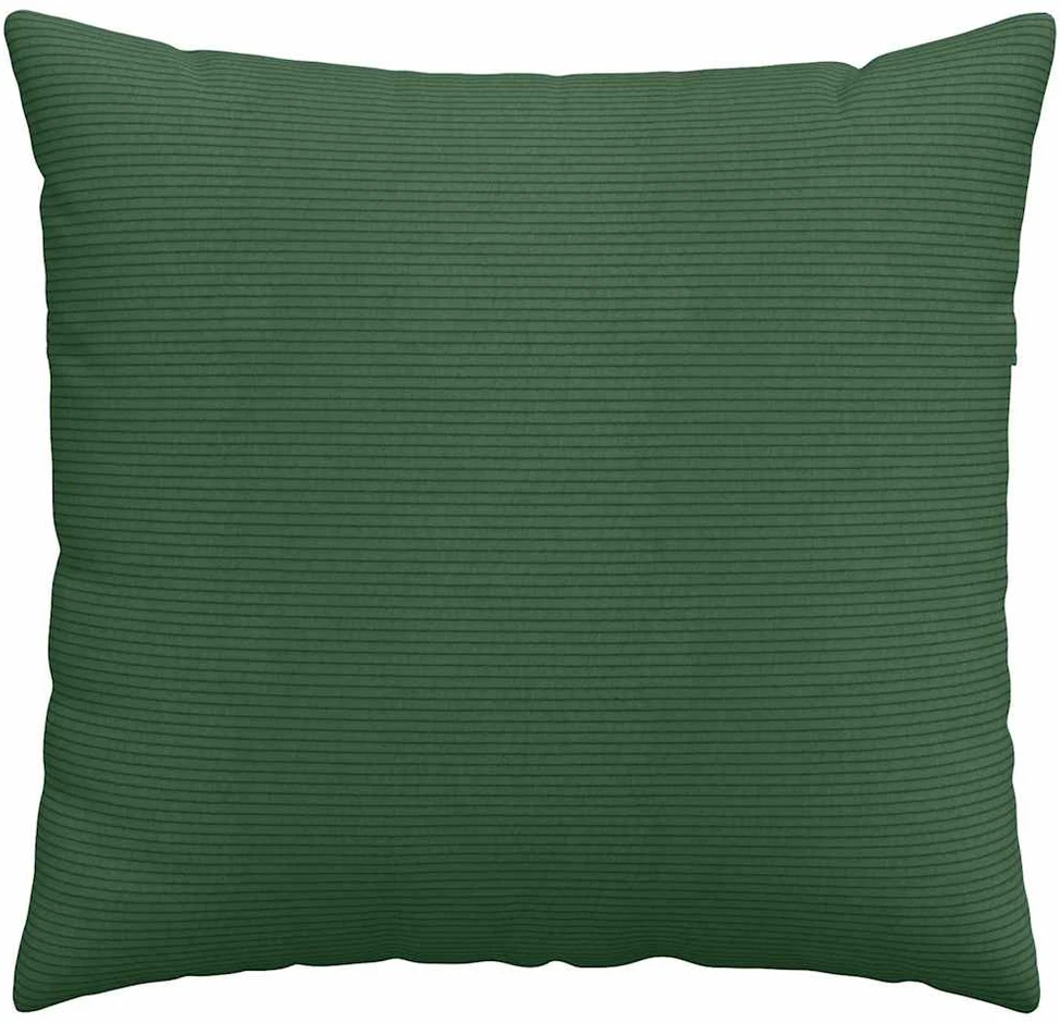 Sofa Pagalvės 2 pcs Tamsiai žalia 45 x 45 cm Kordūrinis audinys