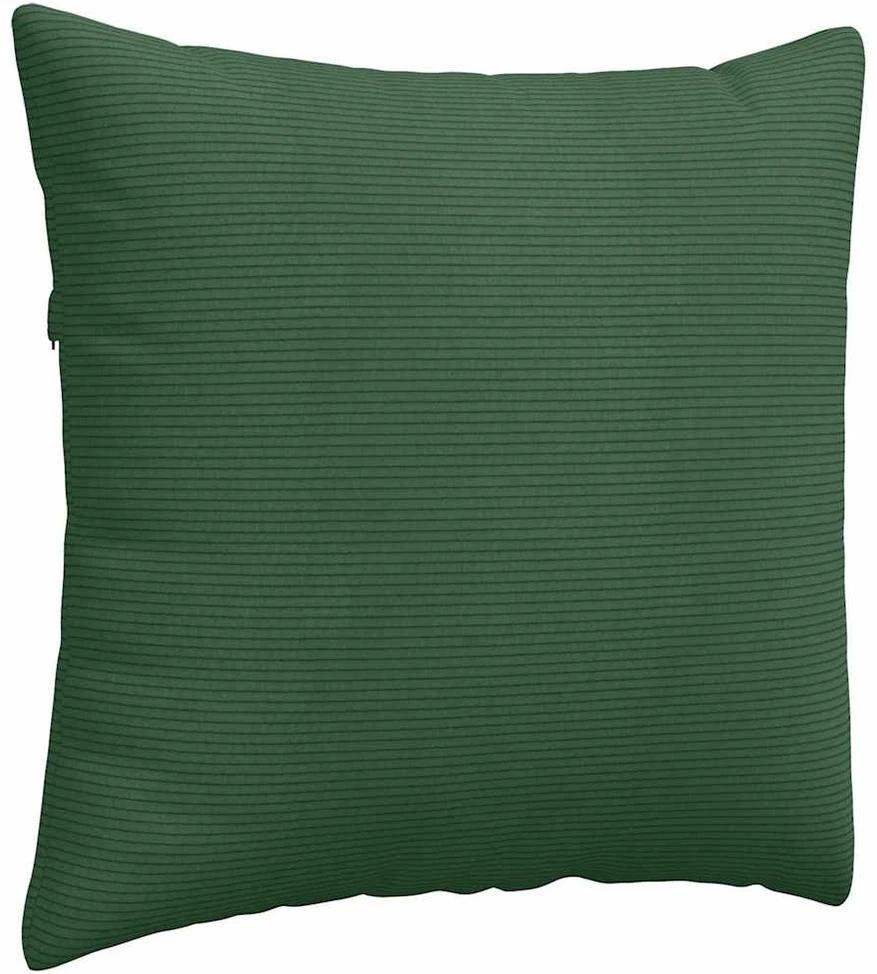Sofa Pagalvės 2 pcs Tamsiai žalia 45 x 45 cm Kordūrinis audinys