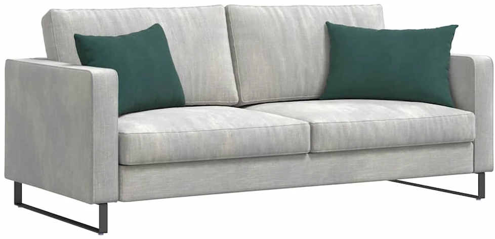 Sofa Pagalvės 2 pcs Tamsiai žalia 60 x 40 cm Kordūrinis audinys