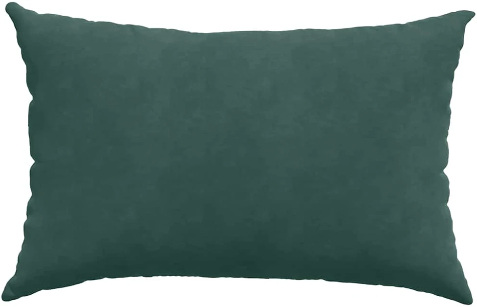 Sofa Pagalvės 2 pcs Tamsiai žalia 60 x 40 cm Kordūrinis audinys