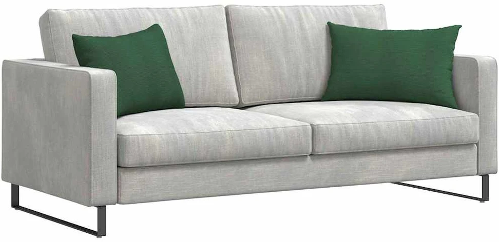Sofa Pagalvės 2 pcs Tamsiai žalia 60 x 40 cm Kordūrinis audinys