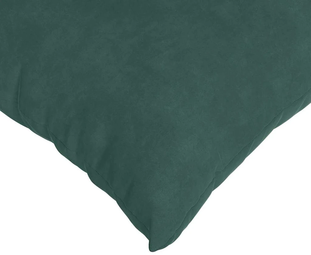 Sofa Pagalvės 2 pcs Tamsiai žalia 60 x 40 cm Kordūrinis audinys