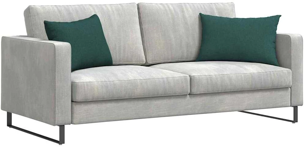 Sofa Pagalvės 2 vnt. audinys Tamsiai žalia 60 x 40 cm