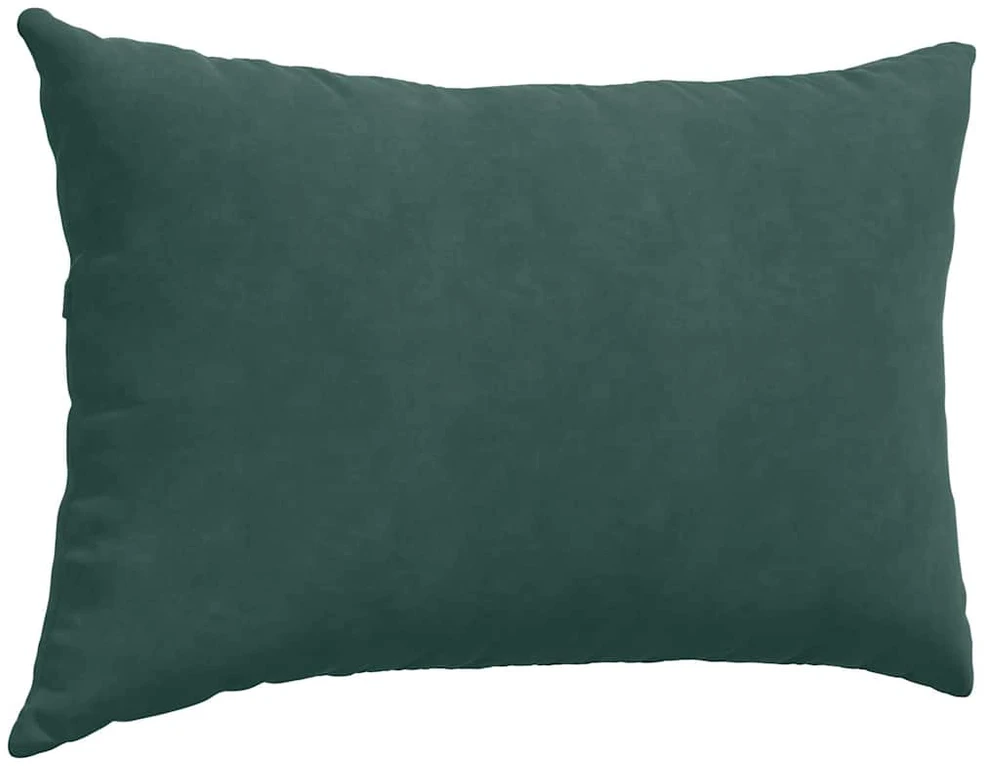 Sofa Pagalvės 2 pcs Tamsiai žalia 60 x 40 cm Kordūrinis audinys