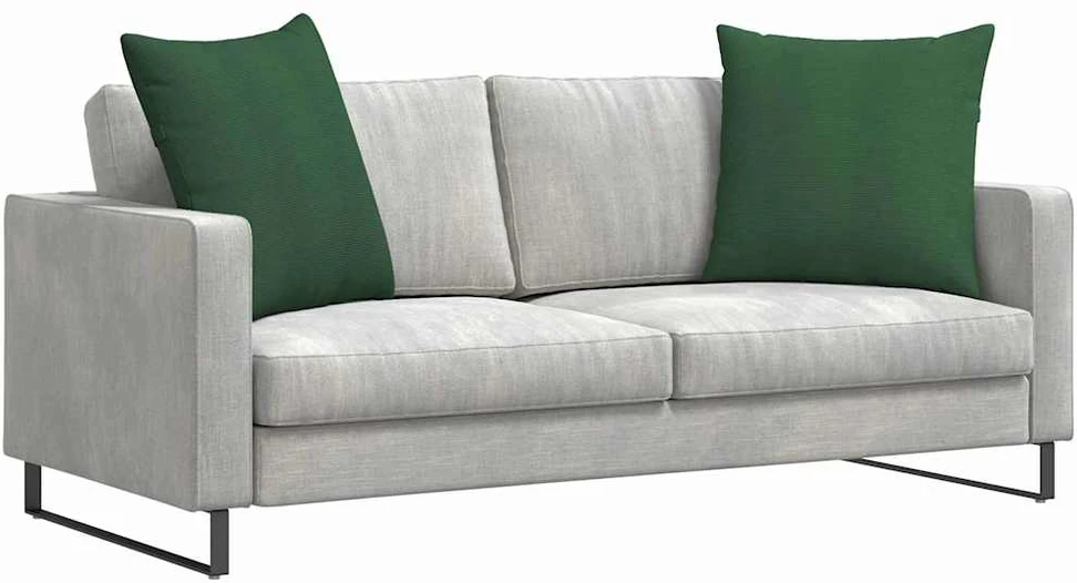 Sofa Pagalvės 2 vnt. Kordūrinis audinys Tamsiai žalia