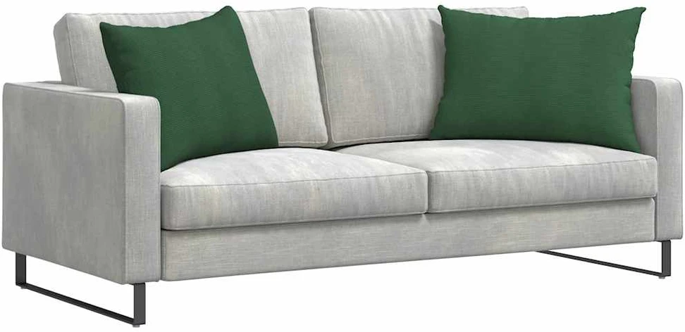 Sofa Pagalvės 2 pcs Tamsiai žalia 70 x 50 cm Kordūrinis audinys