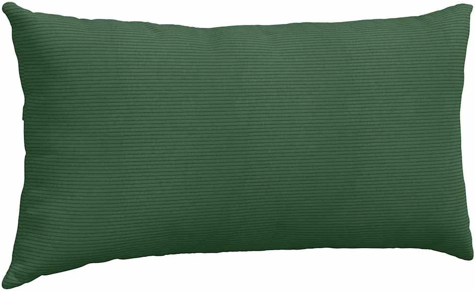 Sofa Pagalvės 2 pcs Tamsiai žalia 80 x 40 cm Kordūrinis audinys