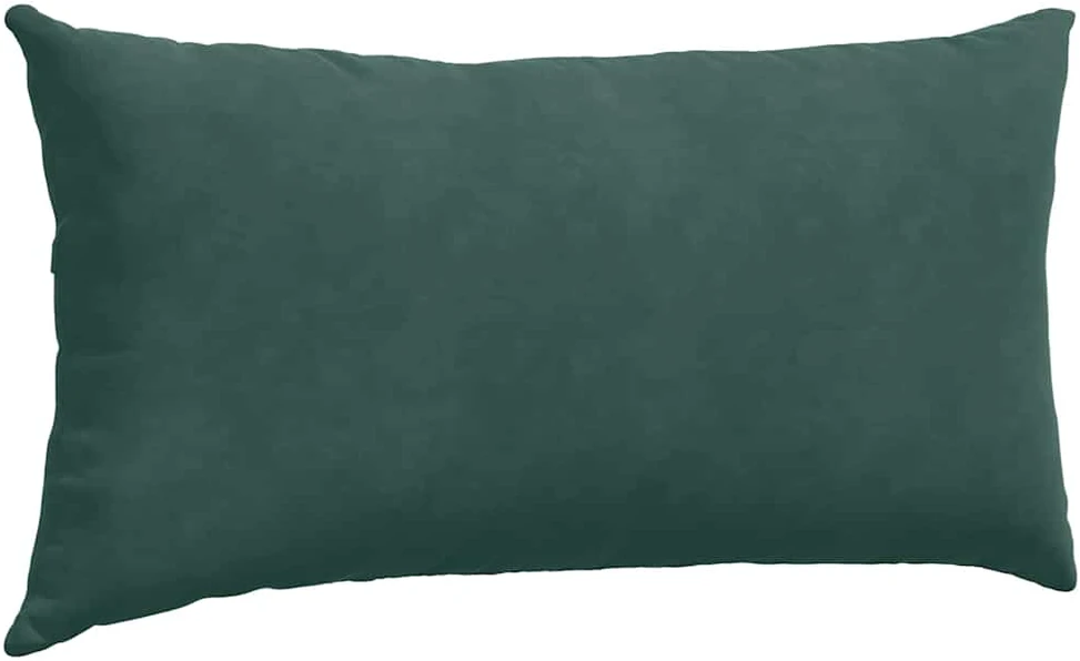Sofa Pagalvės 2 pcs Tamsiai žalia 80 x 40 cm Kordūrinis audinys