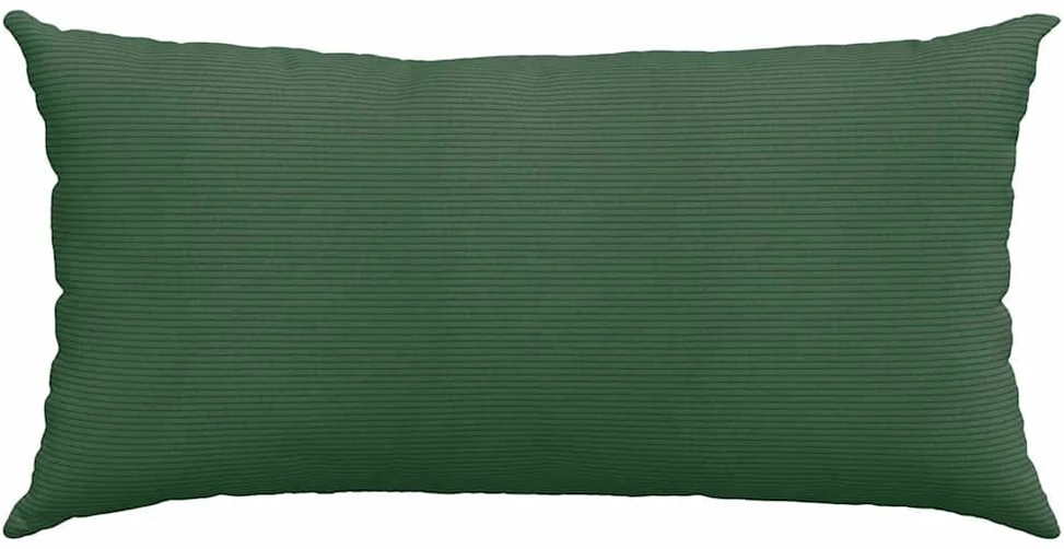 Sofa Pagalvės 2 pcs Tamsiai žalia 80 x 40 cm Kordūrinis audinys