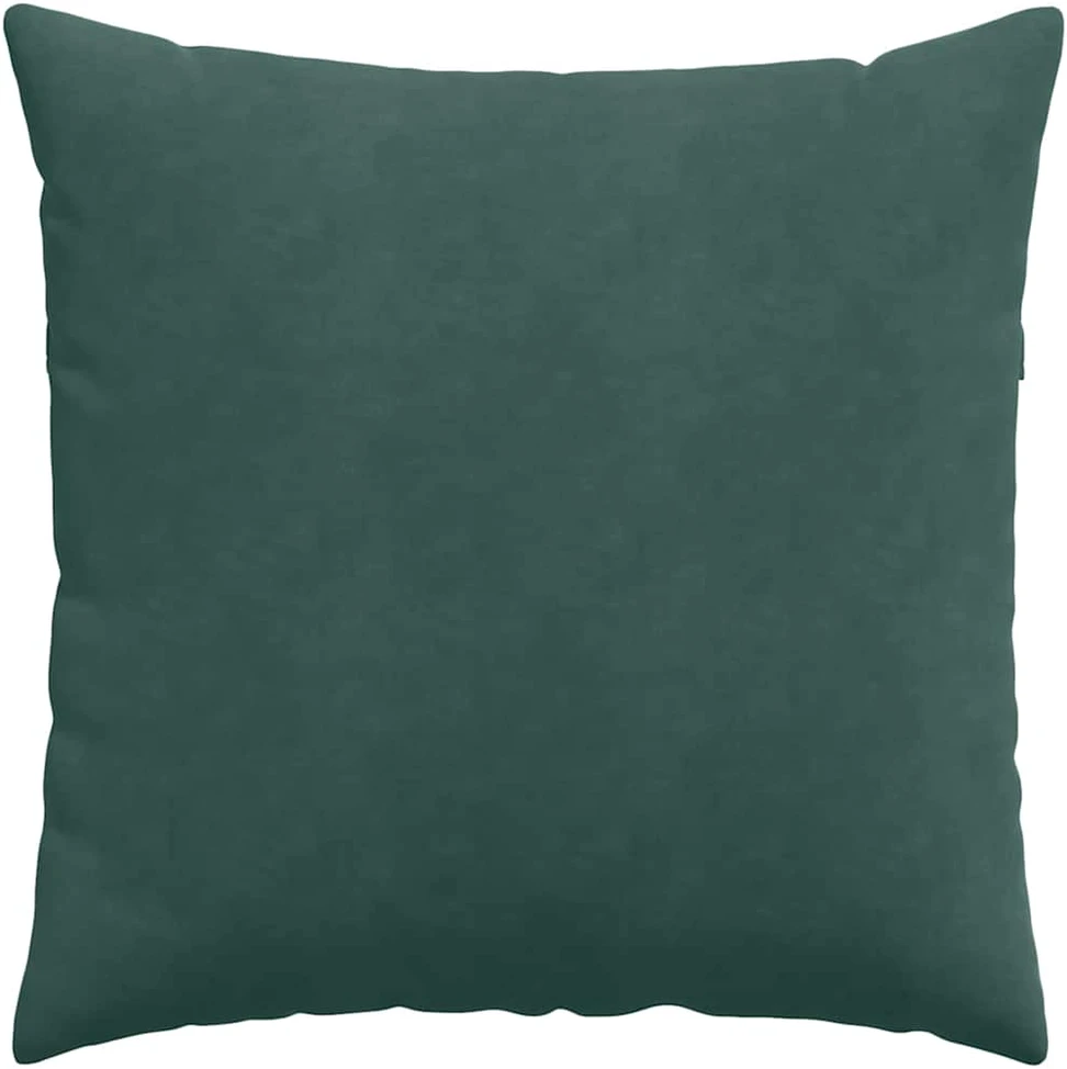Sofa Pagalvės 2 pcs Tamsiai žalia 80 x 80 cm Kordūrinis audinys