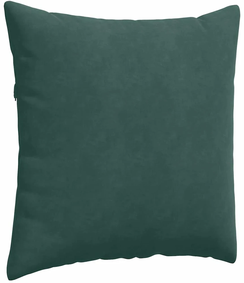 Sofa Pagalvės 2 pcs Tamsiai žalia 80 x 80 cm Kordūrinis audinys