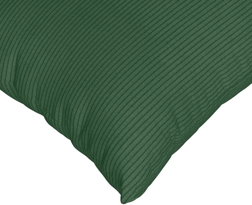 Sofa Pagalvės 2 pcs Tamsiai žalia 80 x 80 cm Kordūrinis audinys