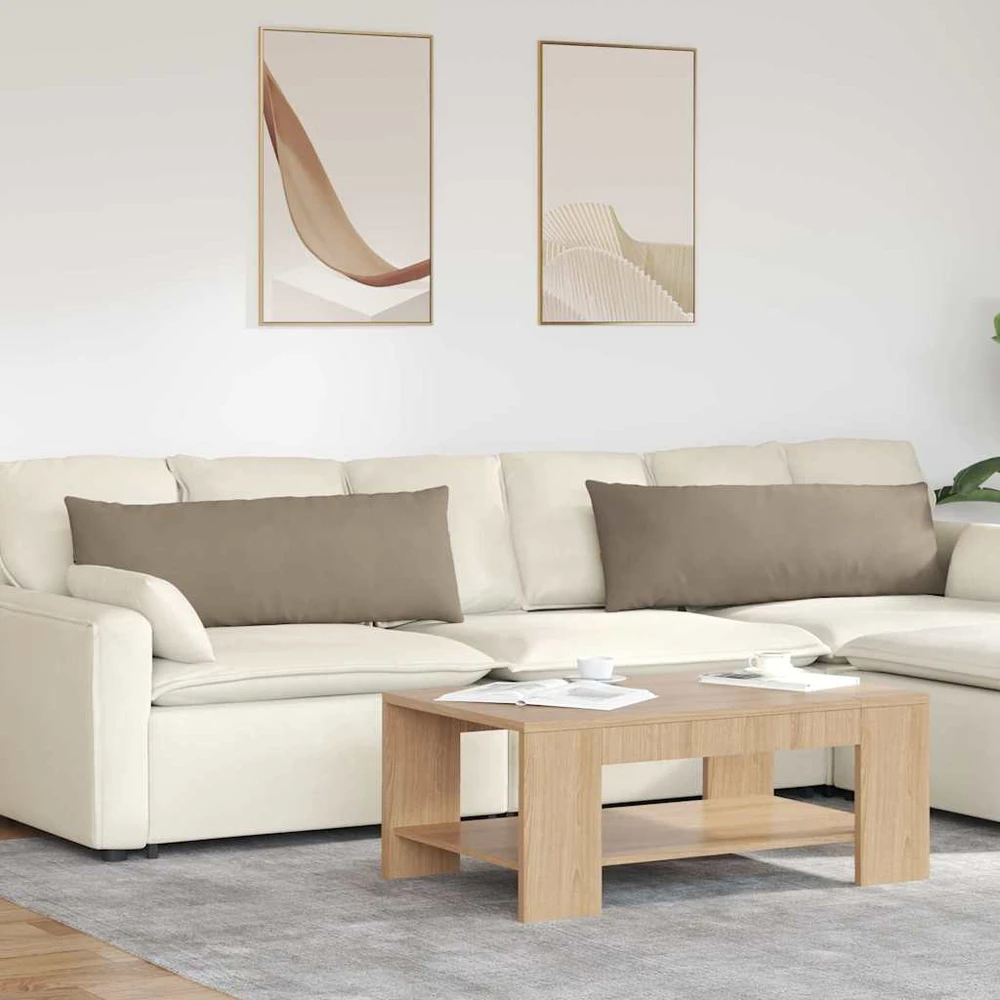 Sofa Pagalvės 2 vnt. audinys Tortora 120 x 40 cm