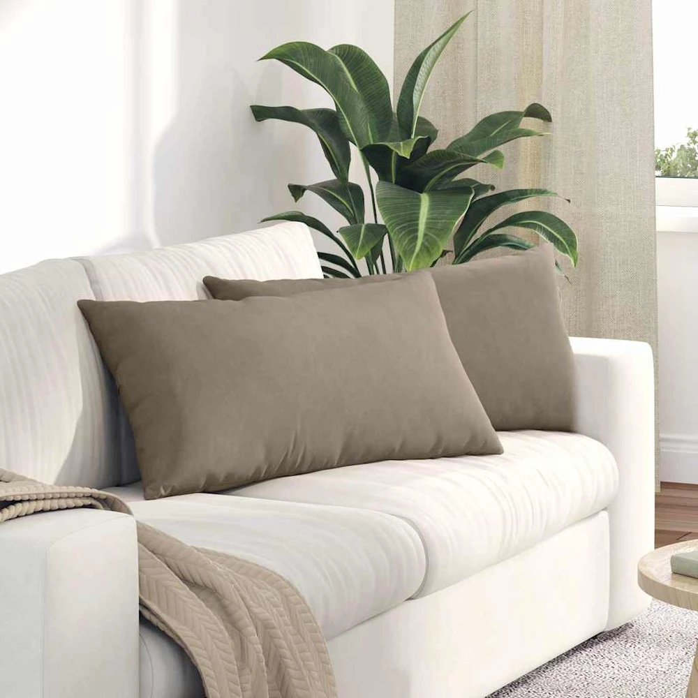Sofa Pagalvės 2 vnt. audinys Tortora 80 x 40 cm