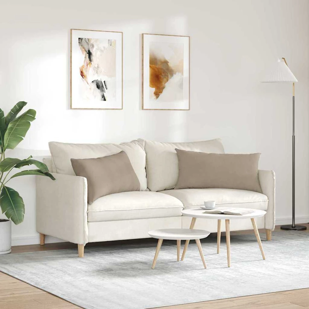 Sofa Pagalvės 2 vnt. audinys Tortora 80 x 40 cm