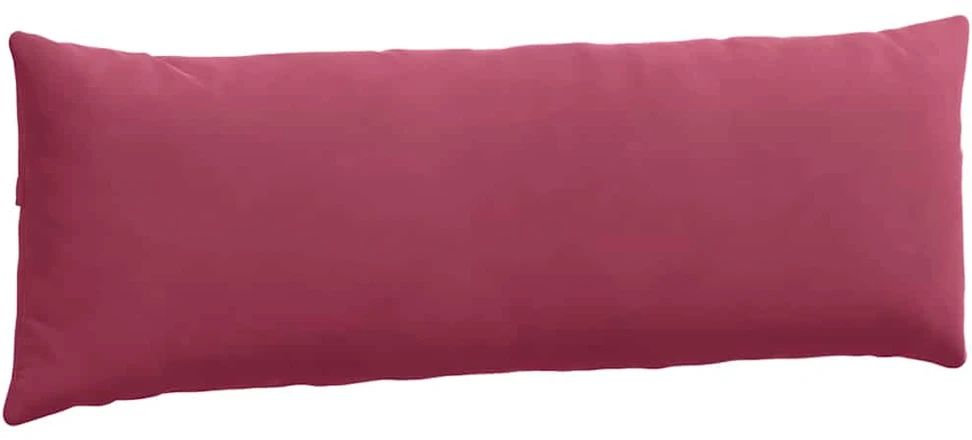 Sofa Pagalvės 2 pcs Vyno raudona 120 x 40 cm Kordūrinis audinys