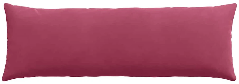Sofa Pagalvės 2 pcs Vyno raudona 120 x 40 cm Kordūrinis audinys