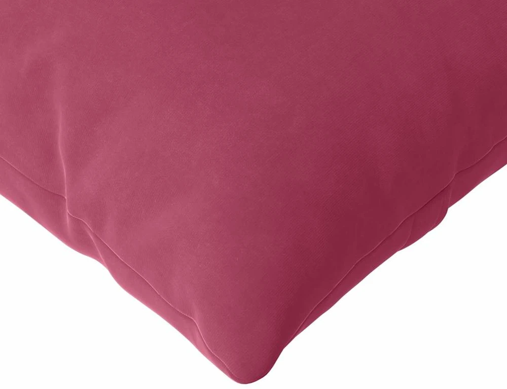 Sofa Pagalvės 2 pcs Vyno raudona 120 x 40 cm Kordūrinis audinys