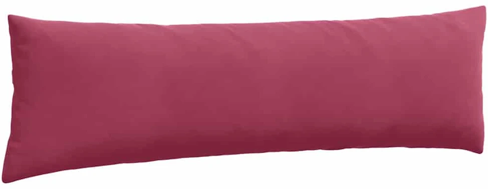 Sofa Pagalvės 2 pcs Vyno raudona 145 x 40 cm Kordūrinis audinys