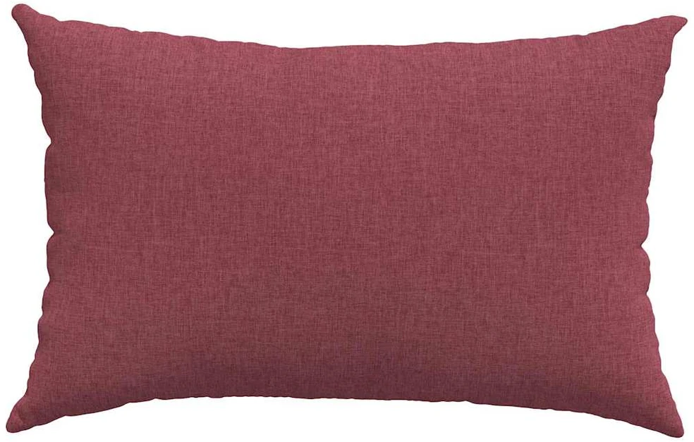 Sofa Pagalvės 2 vnt. audinys Vyno raudona 60 x 40 cm