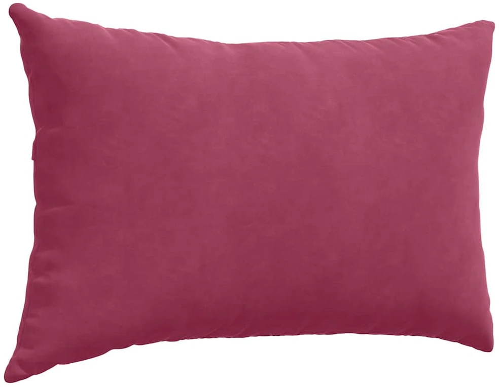 Sofa Pagalvės 2 pcs Vyno raudona 60 x 40 cm Kordūrinis audinys