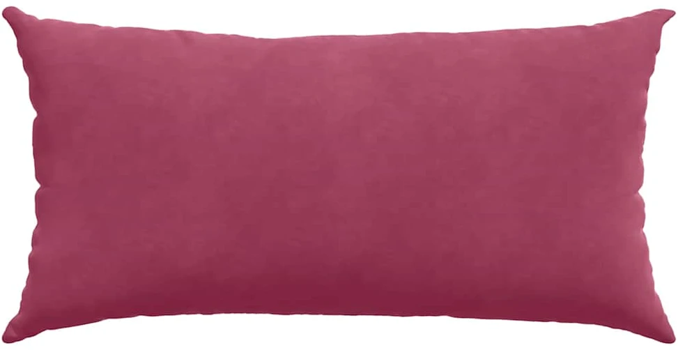 Sofa Pagalvės 2 pcs Vyno raudona 80 x 40 cm Kordūrinis audinys