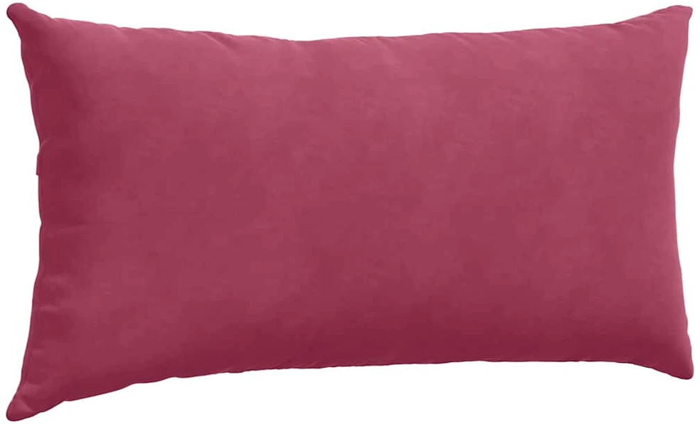 Sofa Pagalvės 2 pcs Vyno raudona 80 x 40 cm Kordūrinis audinys