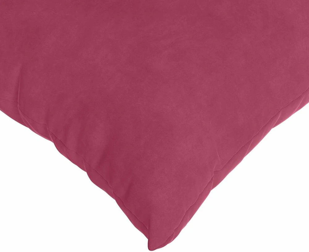 Sofa Pagalvės 2 pcs Vyno raudona 80 x 80 cm Kordūrinis audinys