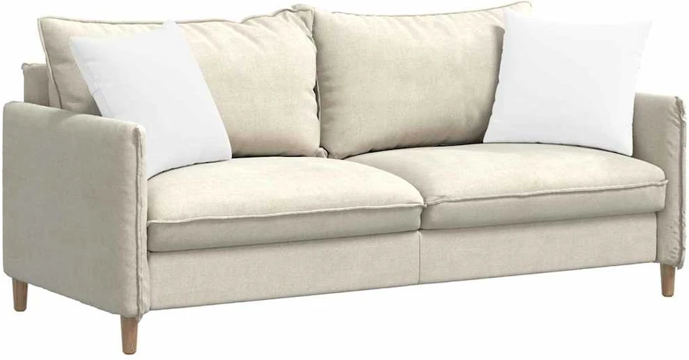 Sofa Pagalvės 2 vnt. audinys Balta 45 x 45 cm