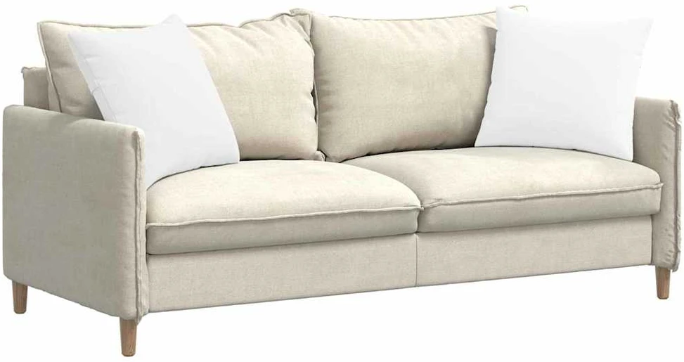 Sofa Pagalvės 2 vnt. audinys Balta 50 x 50 cm