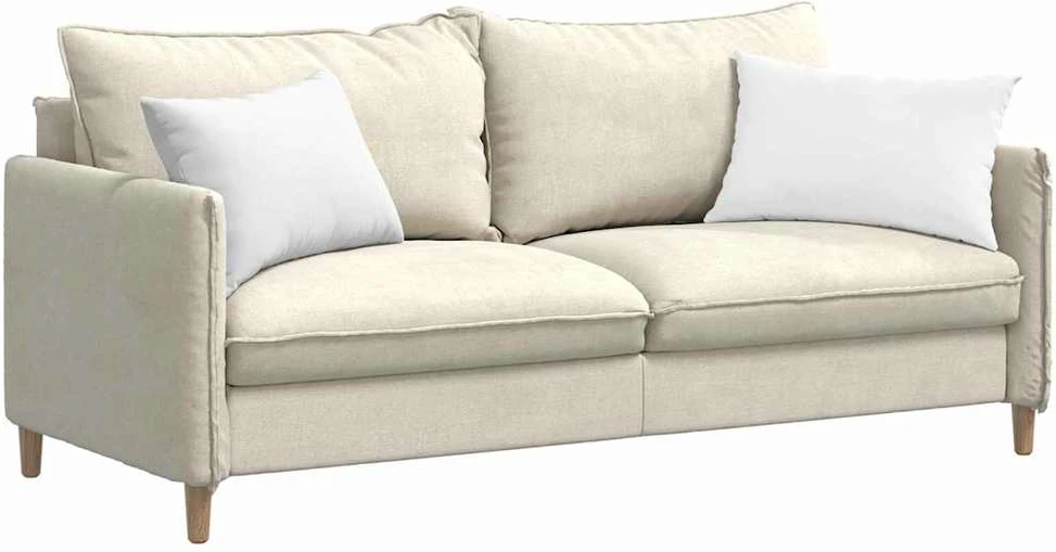 Sofa Pagalvės 2 vnt. audinys Balta 60 x 40 cm