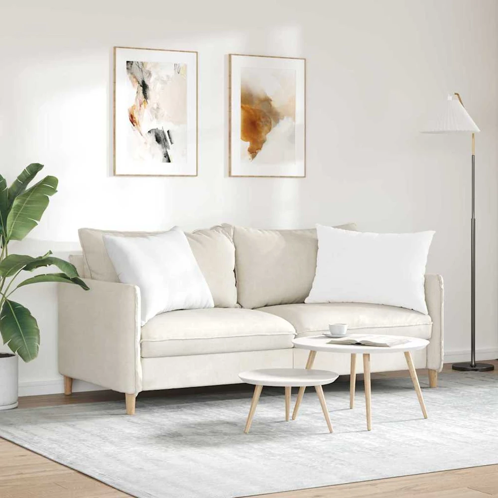 Sofa Pagalvės 2 vnt. audinys Balta 70 x 50 cm