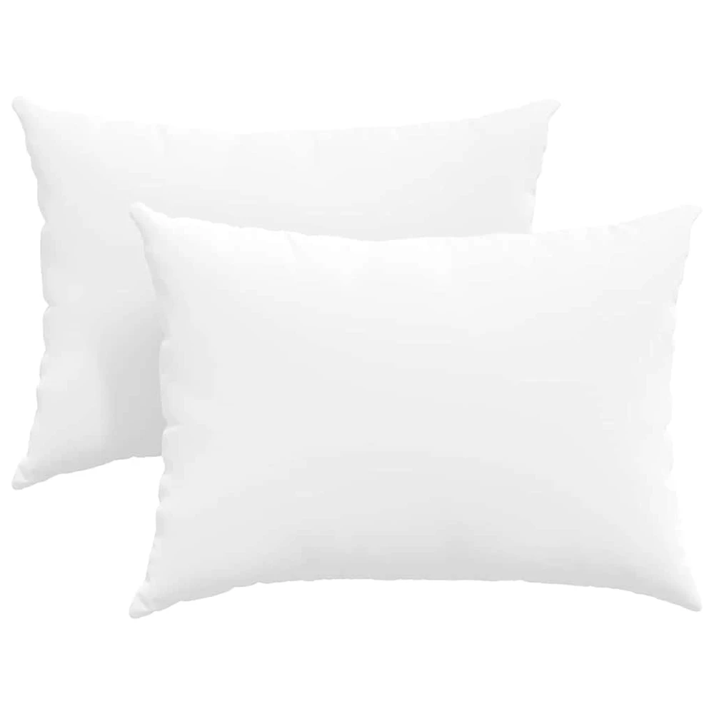 Sofa Pagalvės 2 vnt. audinys Balta 70 x 50 cm