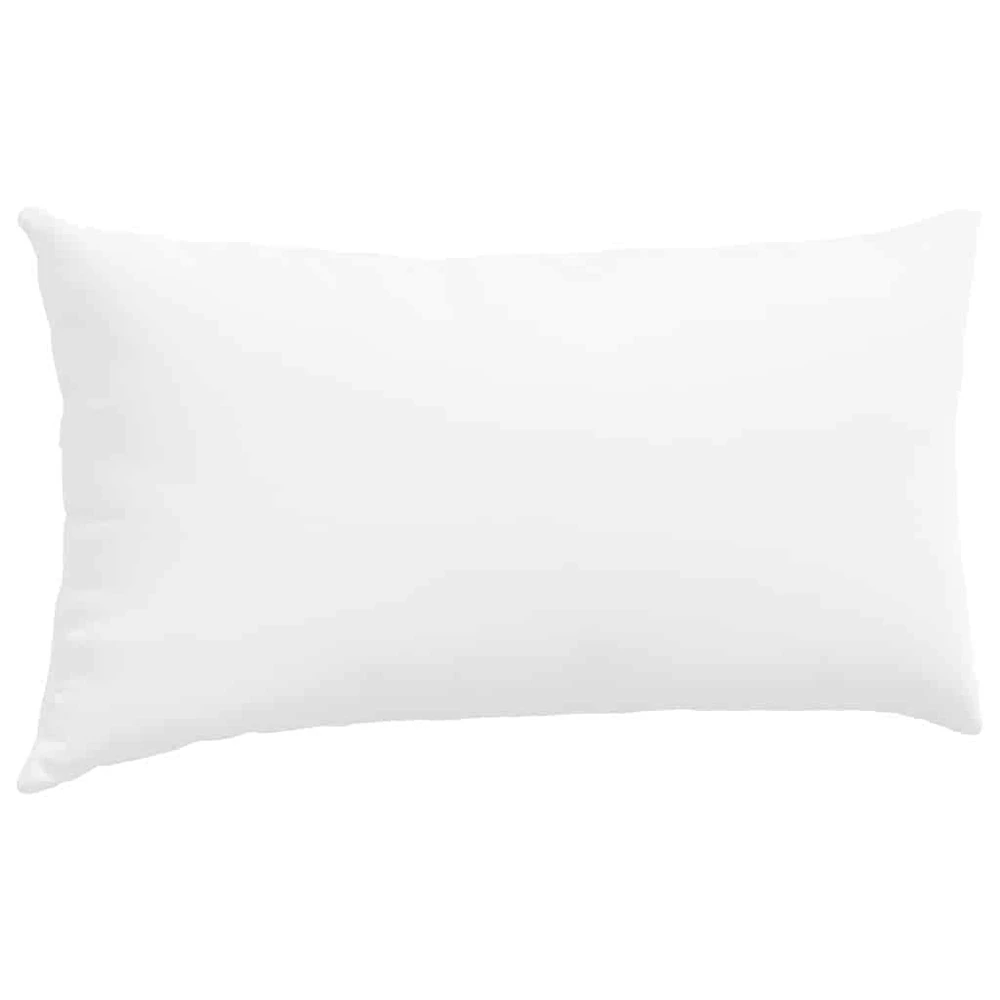 Sofa Pagalvės 2 pcs Balta 80 x 40 cm audinys