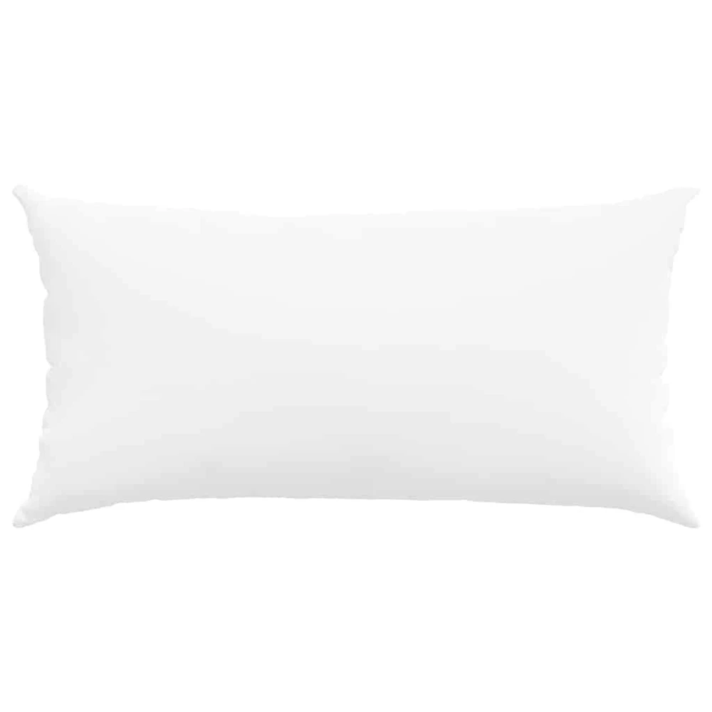 Sofa Pagalvės 2 pcs Balta 80 x 40 cm audinys