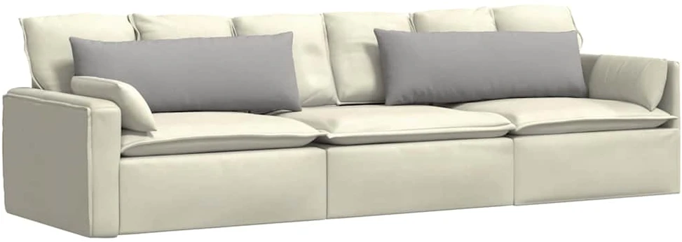 Sofa Pagalvės 2 vnt. audinys Debesų pilka 120 x 40 cm