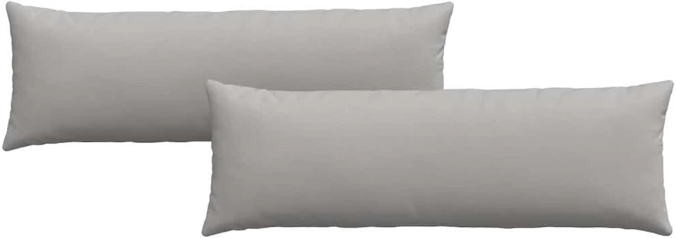 Sofa Pagalvės 2 vnt. audinys Debesų pilka 120 x 40 cm