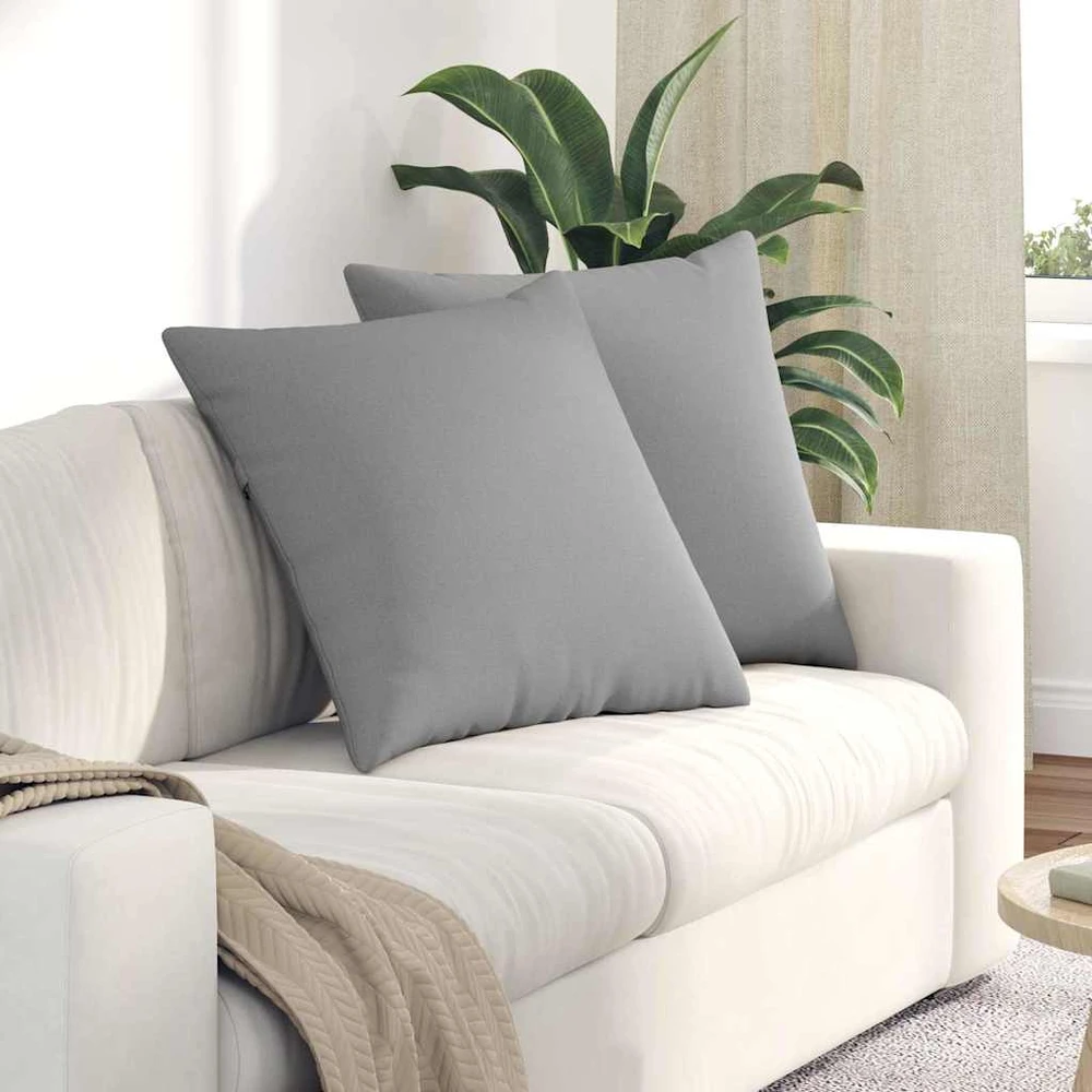 Sofa Pagalvės 2 vnt. audinys Debesų pilka 60 x 60 cm