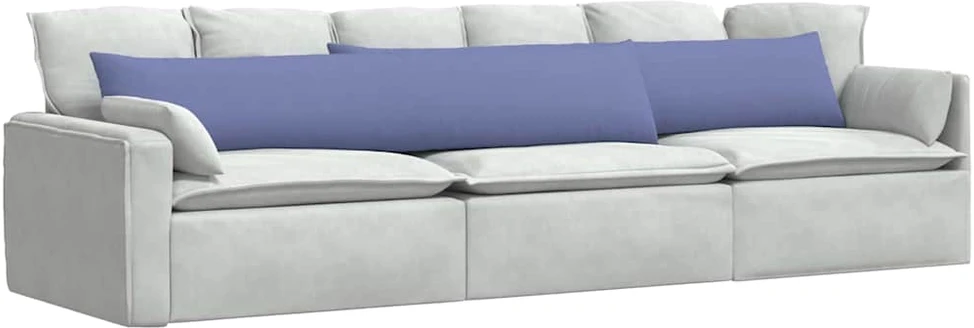 Sofa Pagalvės 2 vnt. audinys Džinsinės mėlynos 200 x 40 cm