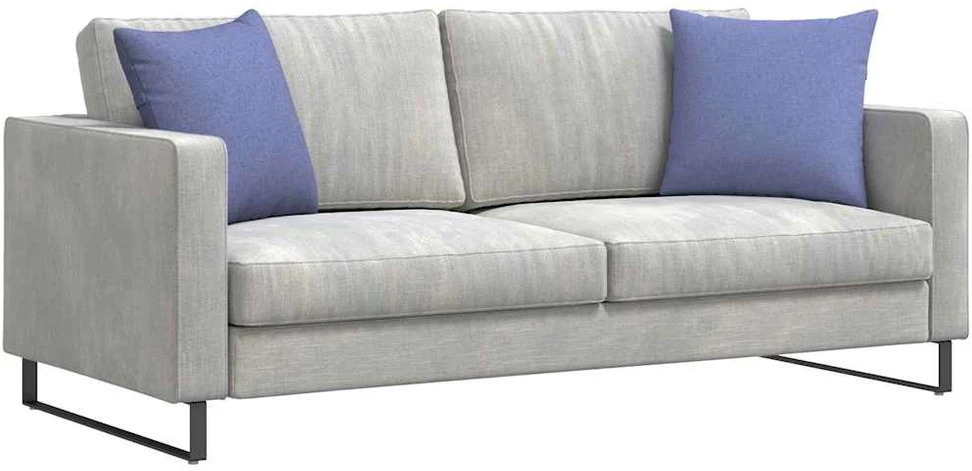 Sofa Pagalvės 2 pcs Džinsinės mėlynos 45 x 45 cm audinys