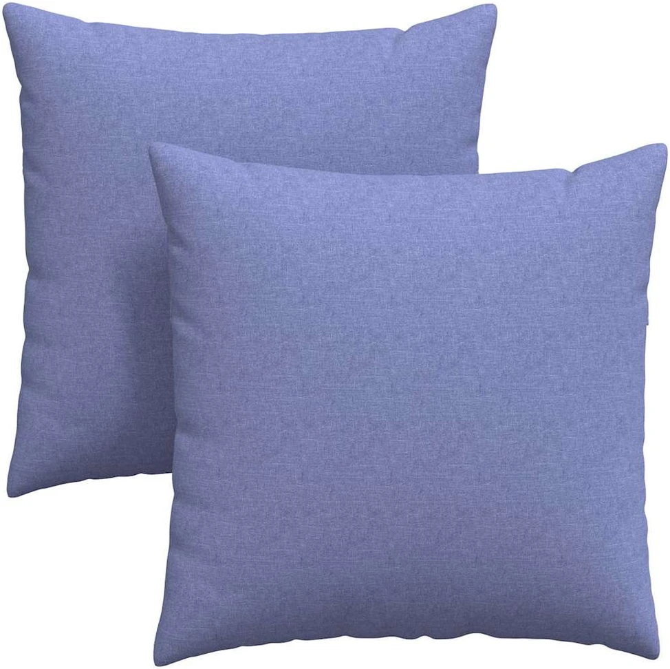 Sofa Pagalvės 2 vnt. audinys Džinsinės mėlynos 60 x 60 cm