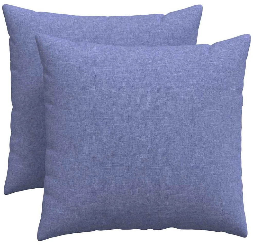 Sofa Pagalvės 2 pcs Džinsinės mėlynos 50 x 50 cm audinys