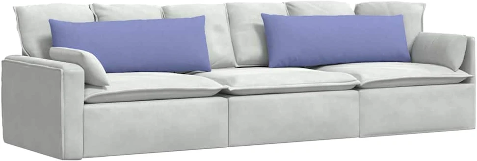 Sofa Pagalvės 2 vnt. audinys Džinsinės mėlynos 120 x 40 cm